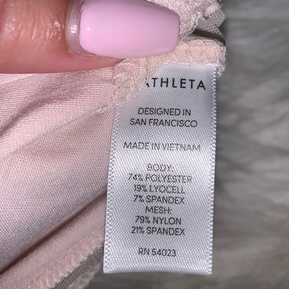 ATHLETA Ballerina Gown Essence Mesh-Trim Tank S - Picture 9 of 10